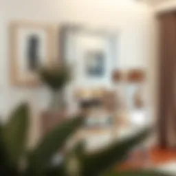 Elegant mirror dresser design showcasing modern aesthetics