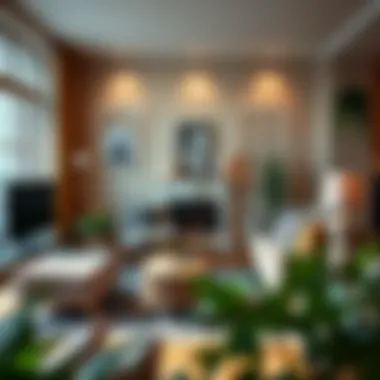 DIY furniture arrangement for a cozy living space