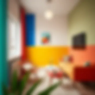 Creative use of color blocking in interior design