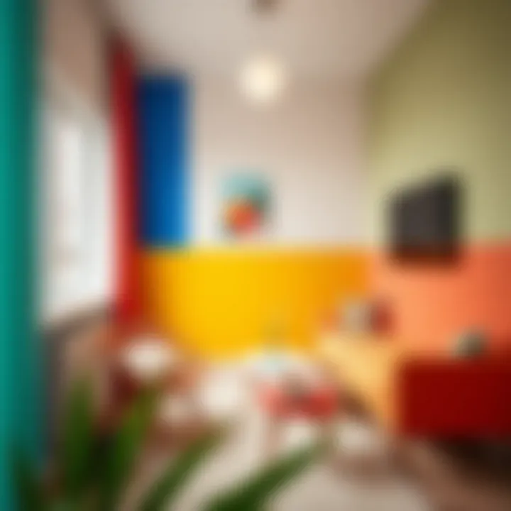 Creative use of color blocking in interior design