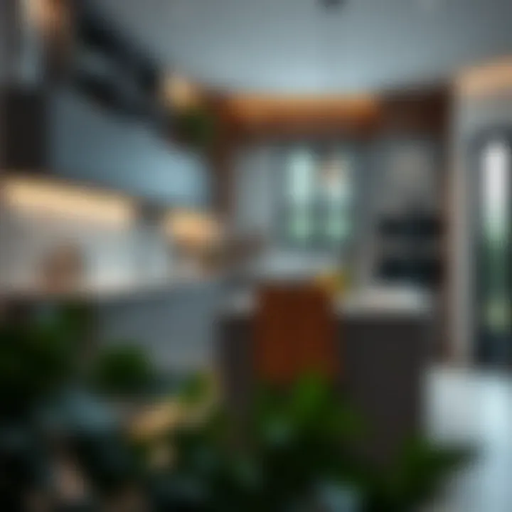 Innovative kitchen design emphasizing functionality and elegance.