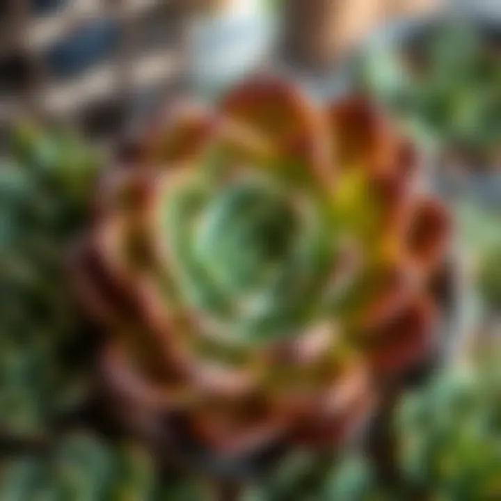 Close-up of a healthy succulent
