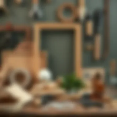 Materials Overview Detailed layout of materials required for frame making