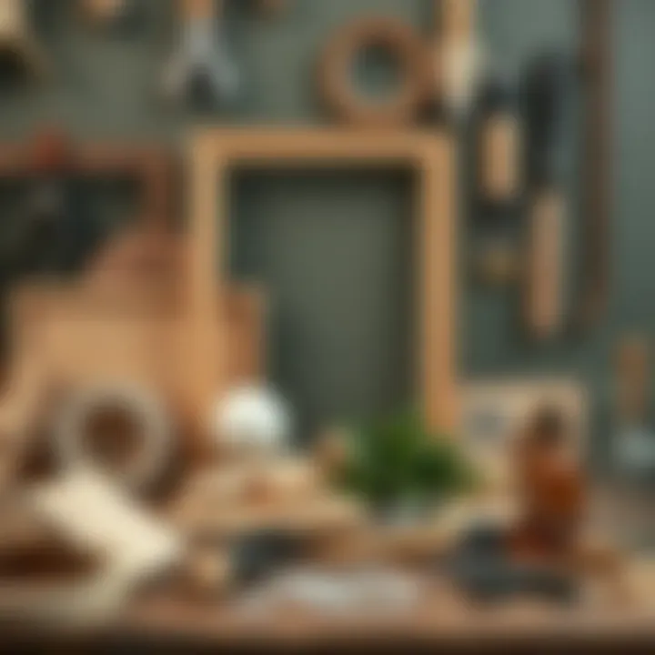 Materials Overview Detailed layout of materials required for frame making