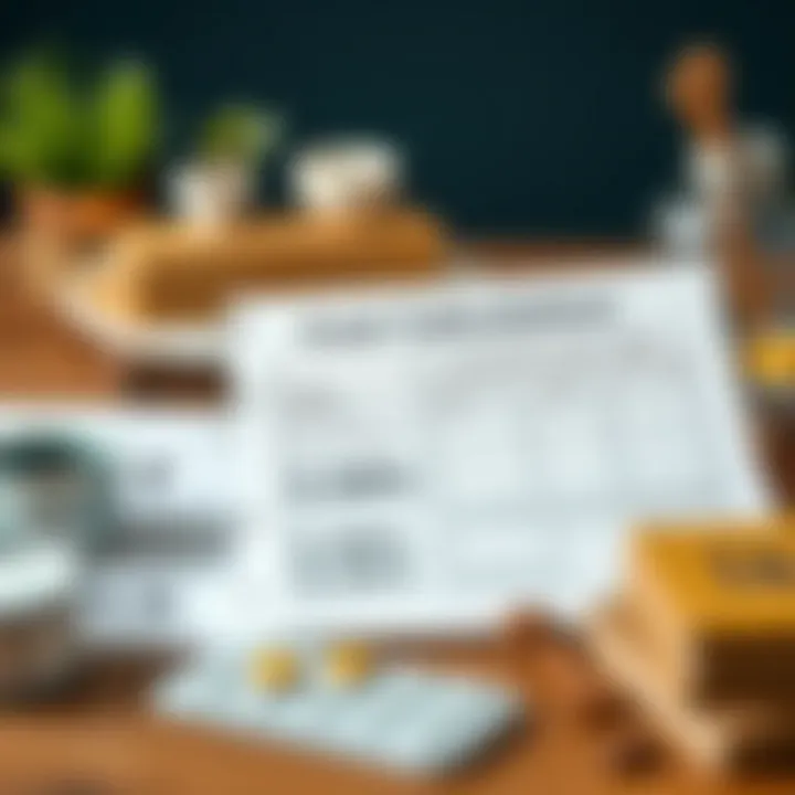 Cost calculation charts and lists for DIY projects