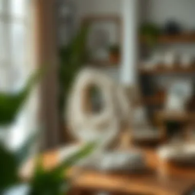 A beautifully displayed finished stone artwork in a home setting.