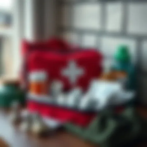 Essential items in a first aid kit