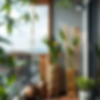 Functional Bamboo Solution for Balcony Functional bamboo solution for balcony