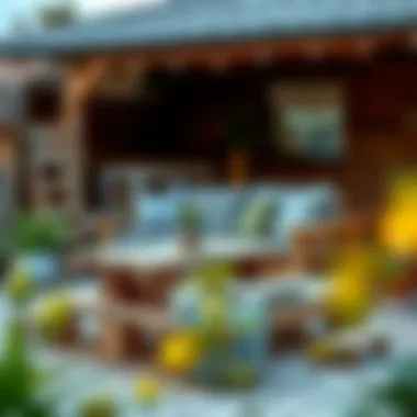 Functional furniture made from pallets