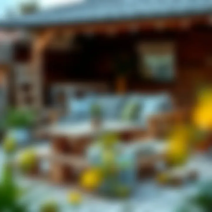 Functional furniture made from pallets