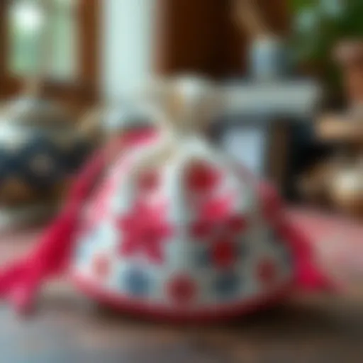 Traditional Turkish bridal pouch adorned with intricate embroidery