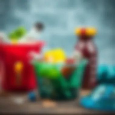 Concept of recycling and sustainability