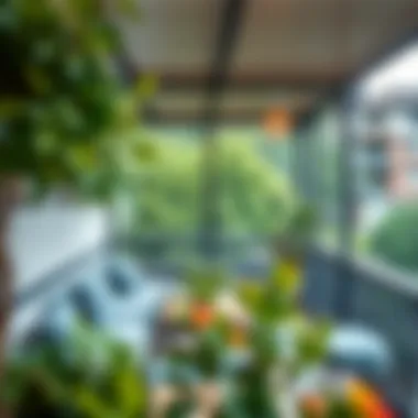 Functional balcony enclosure that maximizes space and utility