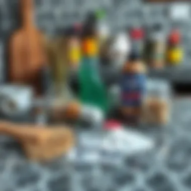 Essential materials for granite countertop painting