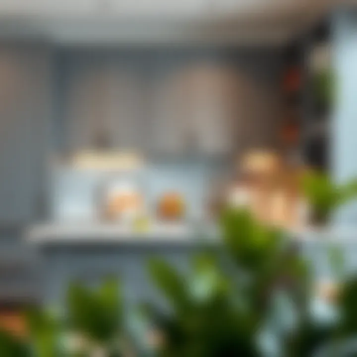 Innovative Gray Kitchen in a Contemporary Setting Innovative gray kitchen cabinetry featured in a contemporary setting