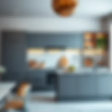 Modern Gray Kitchen Cabinet Design Elegant gray kitchen cabinet design showcasing modern aesthetics