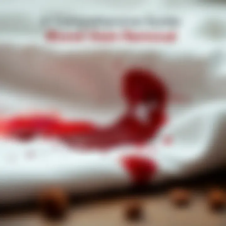 A detailed guide on removing blood stains