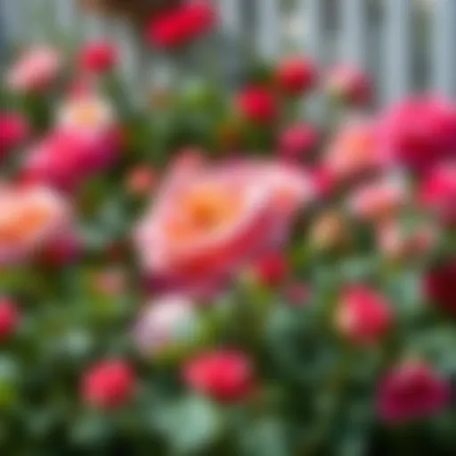 The Beauty of Roses in Bloom Vibrant rose garden in full bloom