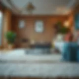 A well-maintained carpet in a cozy living room