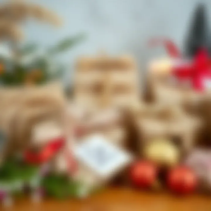 A beautifully arranged collection of handmade gifts reflecting personal touches