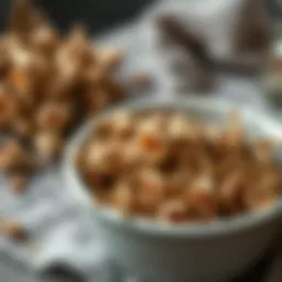 Dried linden flowers in a bowl