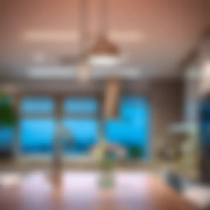 Enhancing Ambiance with Lighting Innovative lighting solutions for kitchen ceilings