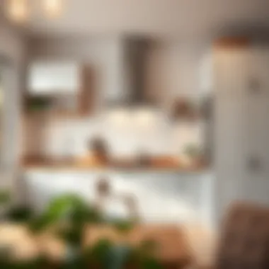 Stylish Italian kitchen with functional layout