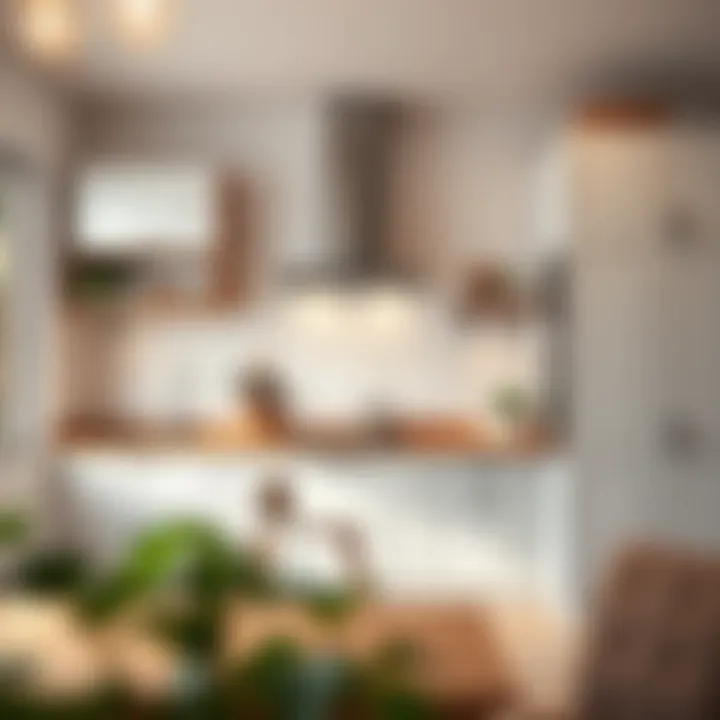 Stylish Italian kitchen with functional layout