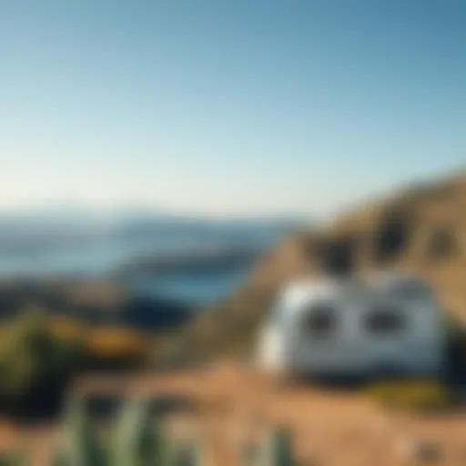 A stunning view of Izmir's natural landscape perfect for caravan camping