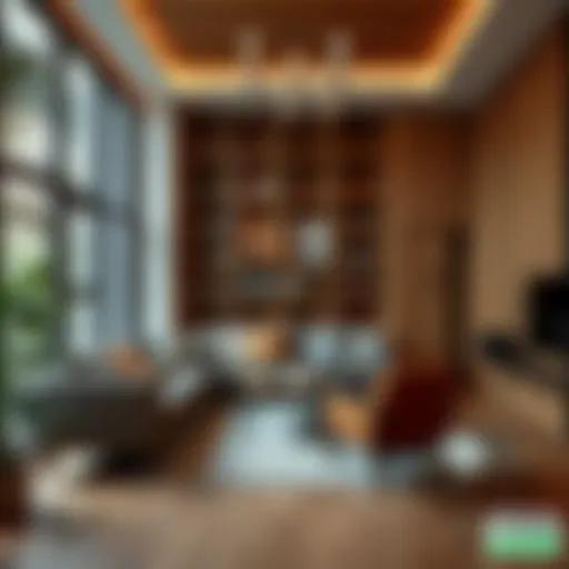 Warm brown tones in interior design