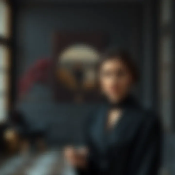 Elegance Redefined: Dark Colors in Fashion Fashion collection featuring rich, dark hues