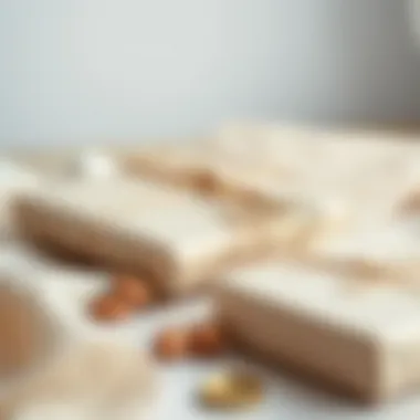 Elegant materials used for gift wrapping