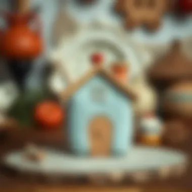 Finished clay project displaying creativity