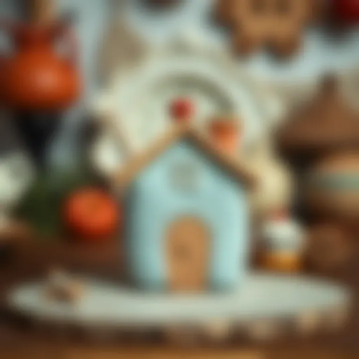 Finished clay project displaying creativity