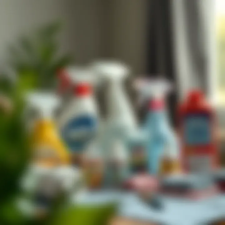 Various fabric care products displayed