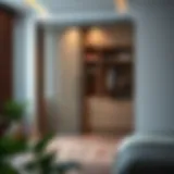 Sleek sliding wardrobe design showcasing modern aesthetics