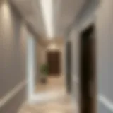 Modern Corridor Trim Elegant corridor trim showcasing modern design