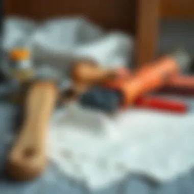 Tools required for removing dried plastic paint