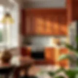 Elegant cabinetry showcasing a vibrant finish