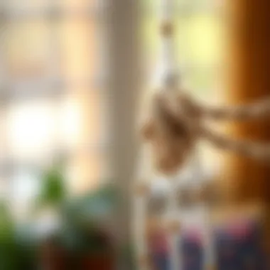 Step-by-step macrame knot techniques