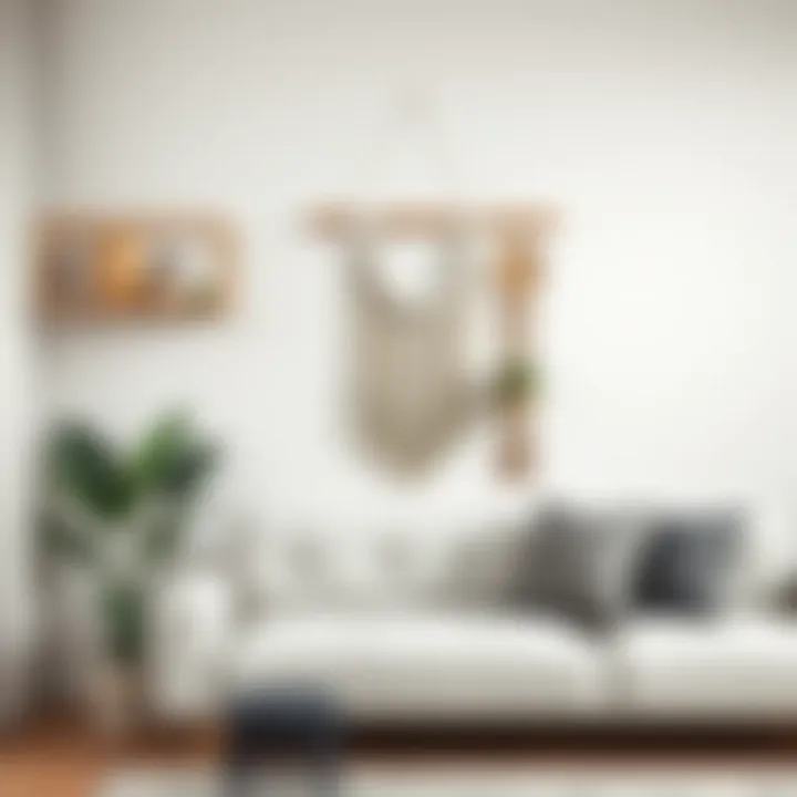 Creative macrame wall hanging design