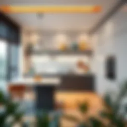 Sleek modern kitchen design with minimalist features