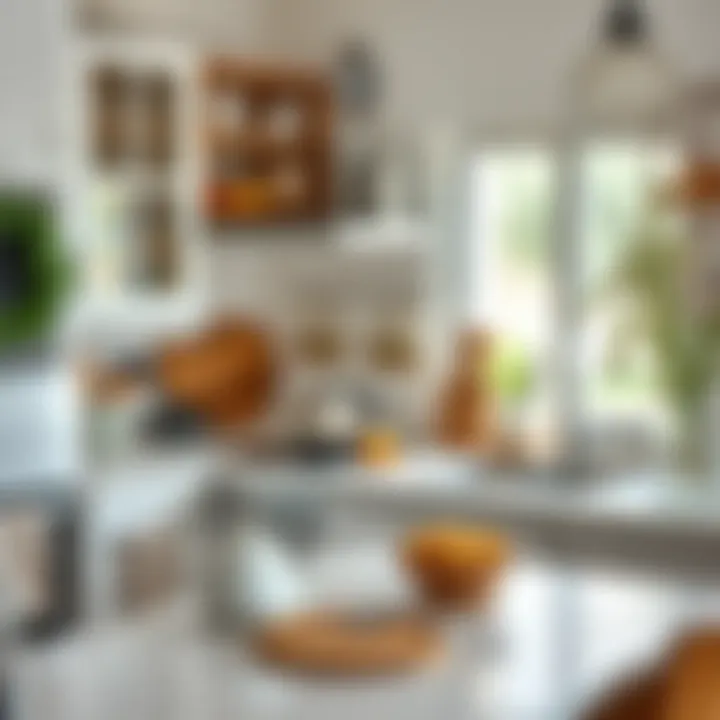 Charming decor elements adding aesthetic appeal to the kitchen