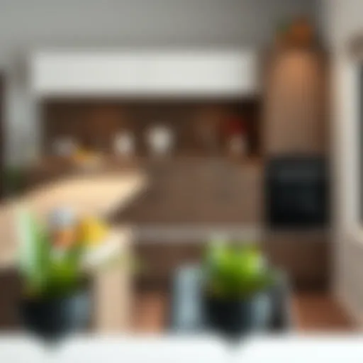 Elegant kitchen arrangement showcasing modern design