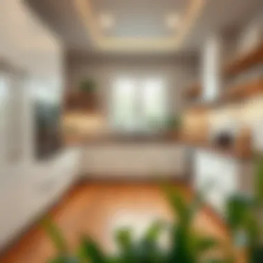 Installation techniques for kitchen flooring