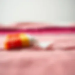 Removing adhesive from fabric surface