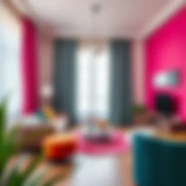 Vibrant Modern Living Room Decor Modern living room with vibrant colors