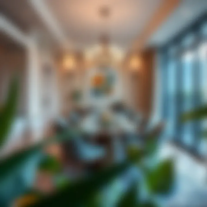 Elegant Dining Area Style Stylish dining area with elegant furnishings