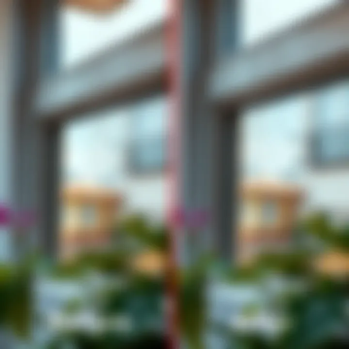 Before and after window cleaning comparison