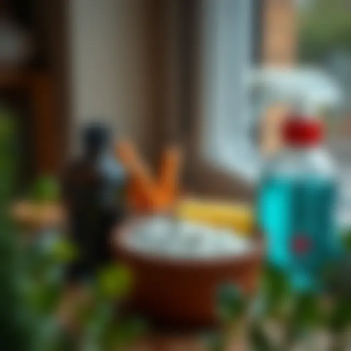 Natural cleaning ingredients for windows